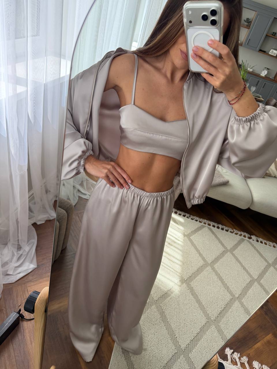 Satin set